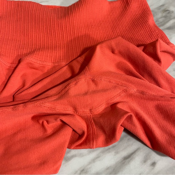 FP Movement By Free People High Waisted Seamless Leggings Coral XS/S GUC - Picture 9 of 13